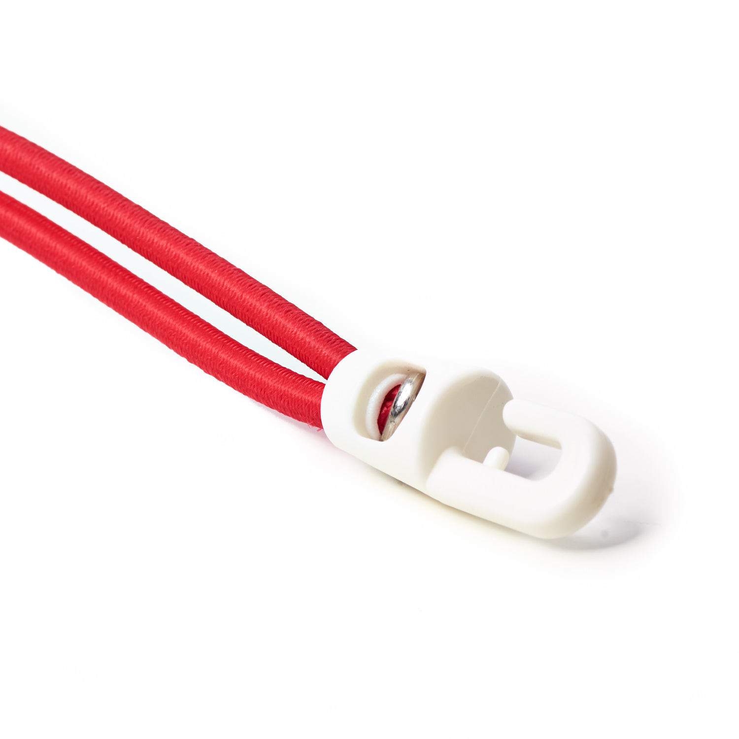 Plastic Hook Ties Tie Down Shock Cord Red Elastic