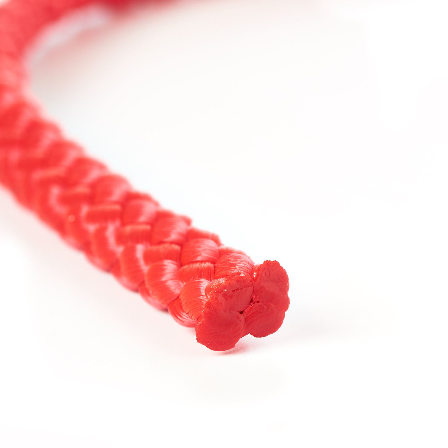 Heat Cut Lengths Polypropylene Rope Red Sealed Fray