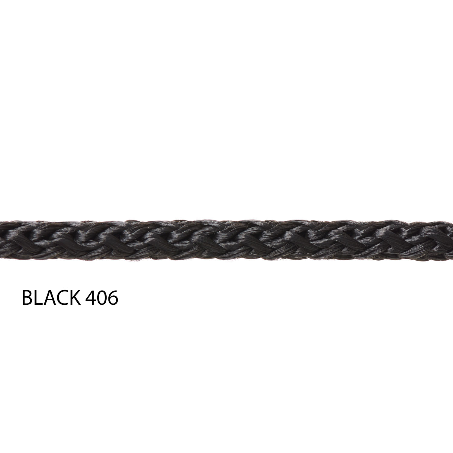Black 406 Yarn Colour Polypropylene White