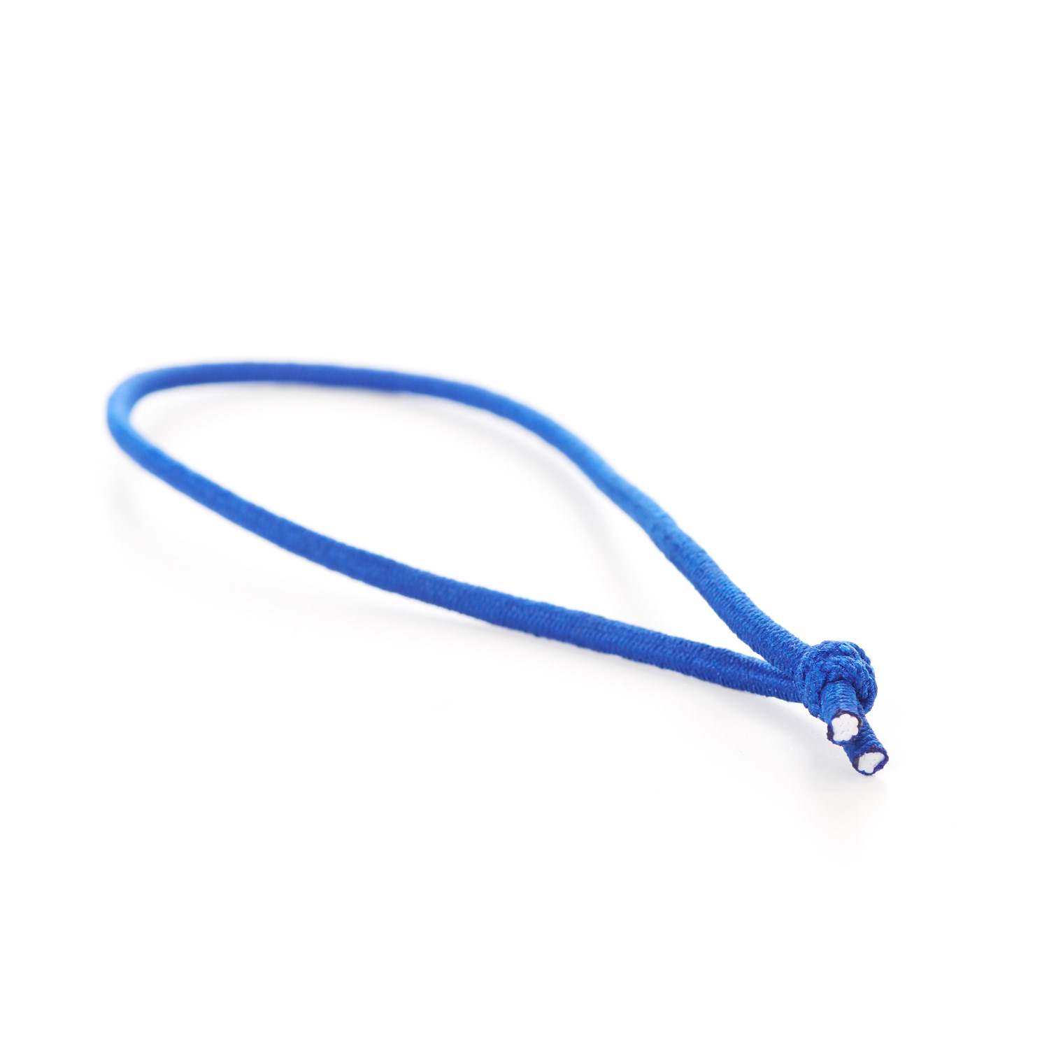 Knotted Elastic Loops Tied Menu Loop Blue