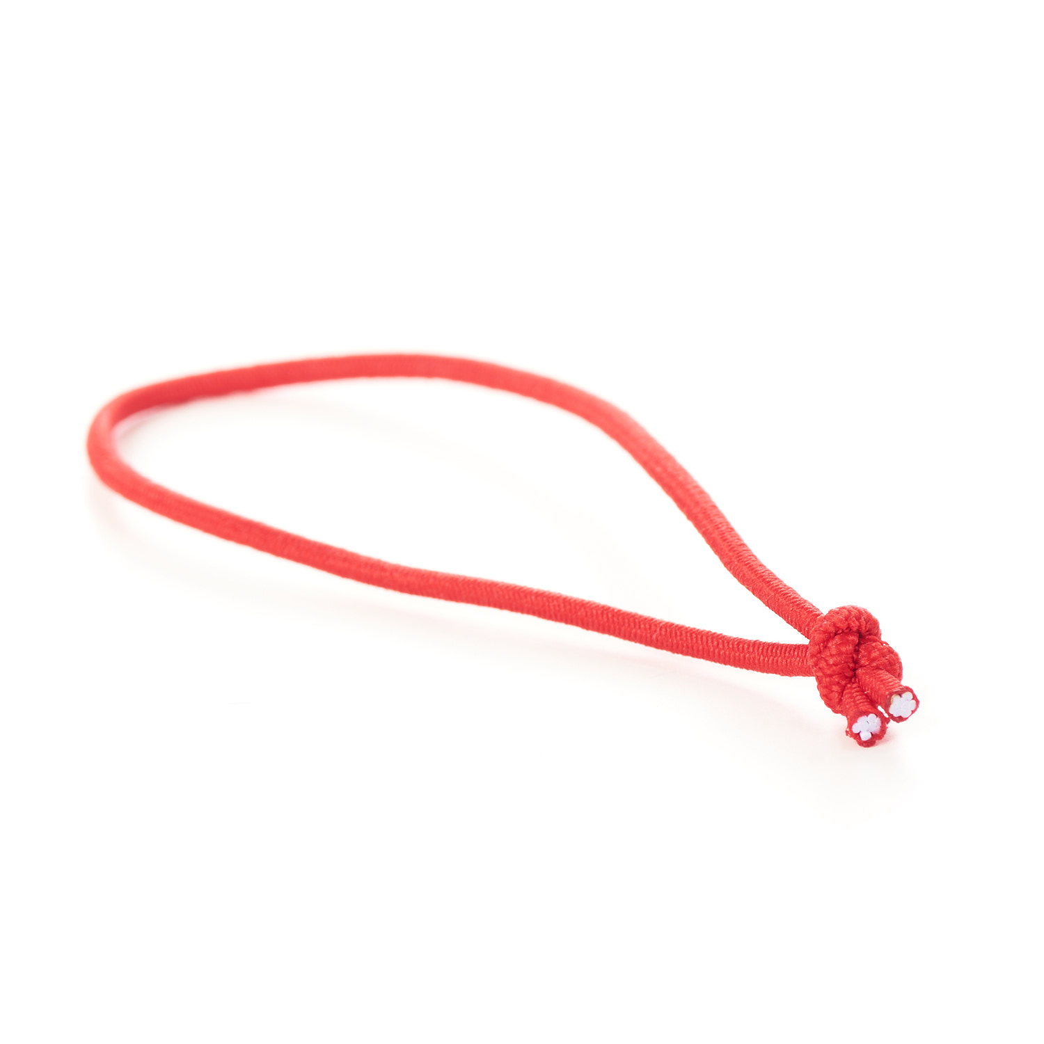 Knotted Elastic Loops Tied Menu Loop Red