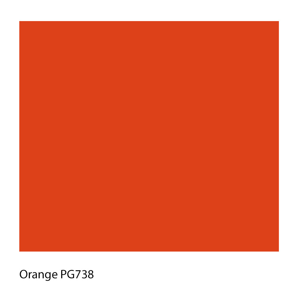 Orange PG738 Polyester Yarn Shade Colour
