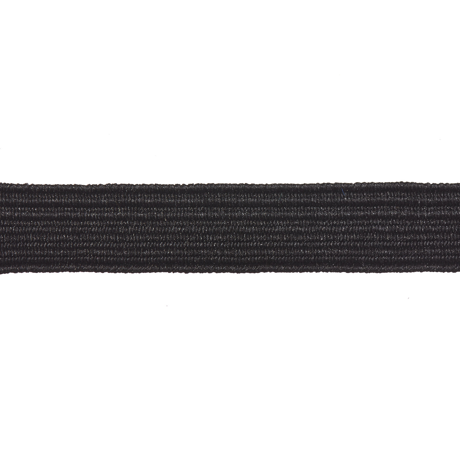 10mm 12 Cord Flat Elastic Black TPE244 Leicester Manufacturer
