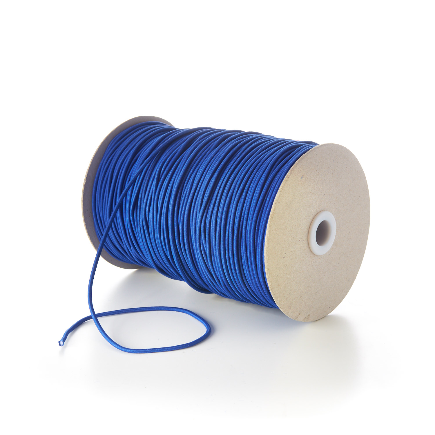 2mm Fine Thin Round Elastic Rubber Polyester Royal Blue TPE84