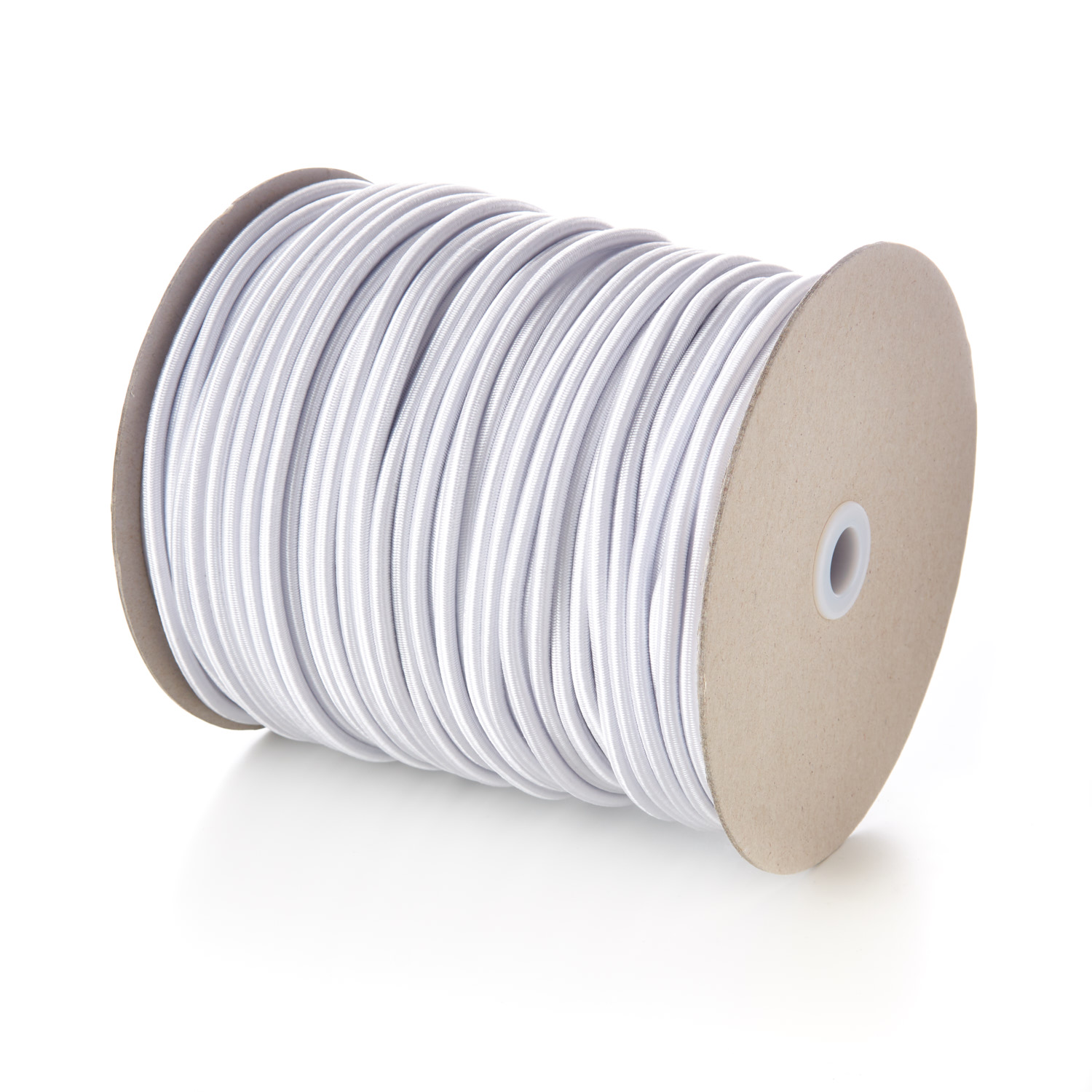 5mm Round Elastic Bungee Shock Cord White Natural Leicester Manufacturer PE114