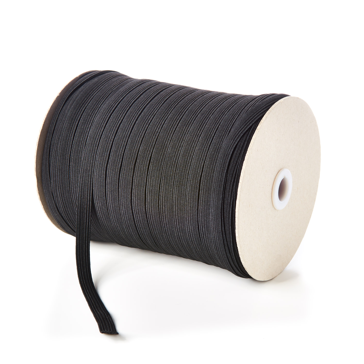 10mm 12 Cord Flat Elastic Black Leicester Manufacturer Braided Corded Trimming Tailors Dress Making