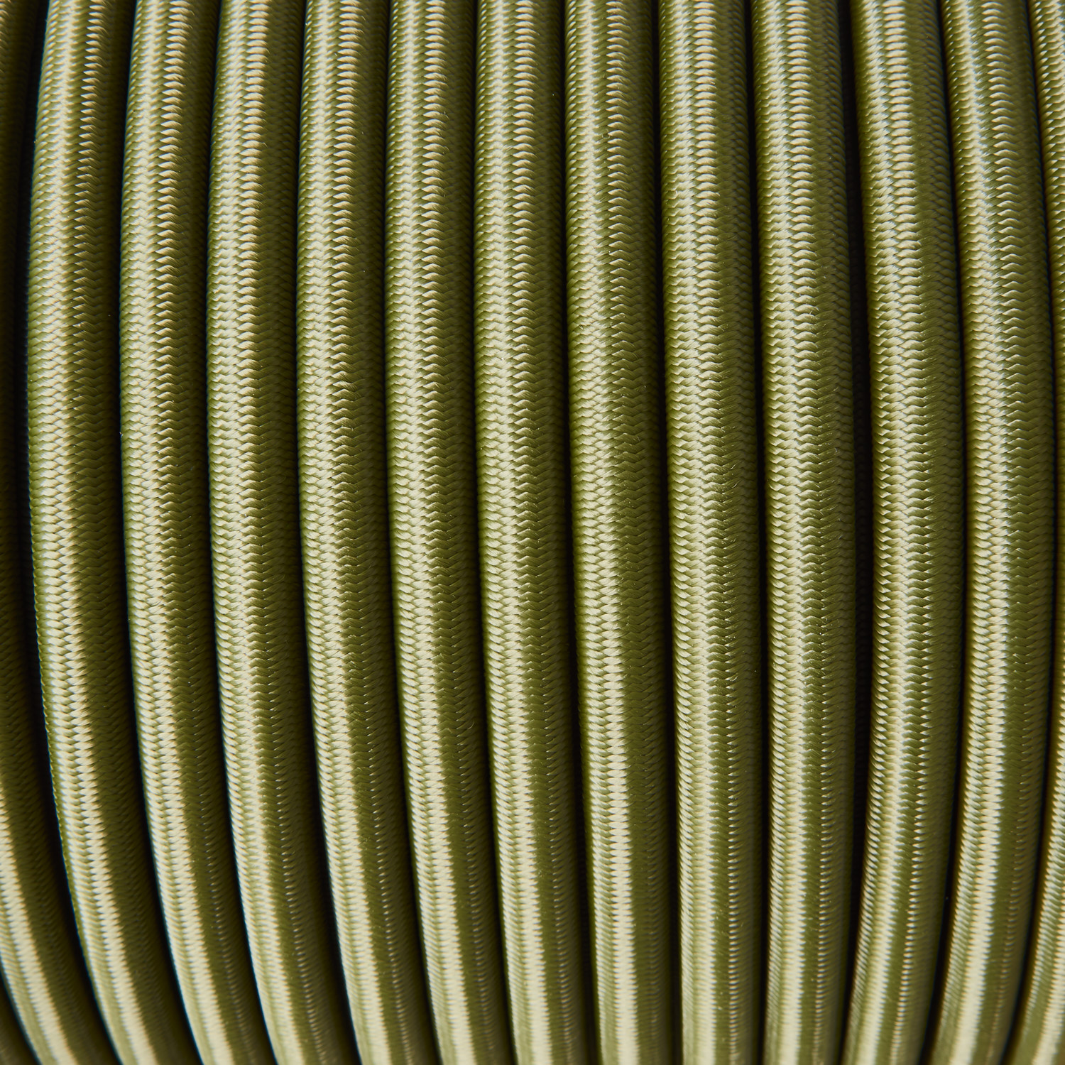 10mm Round Elastic Bungee Shock Cord Khaki Detail Strong Durable Stretch Rope Polypropylene Rubber Leicester UK Made
