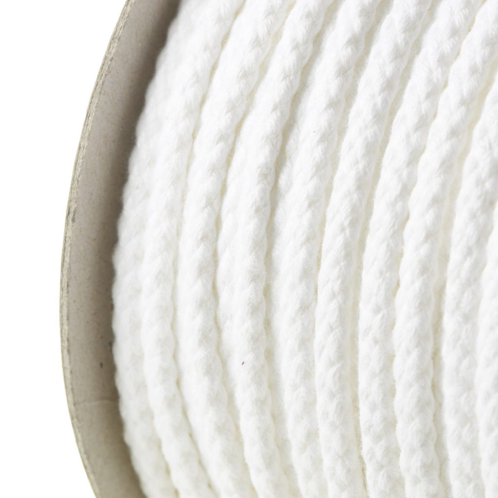 Cotton Cord Round Cotton Cord 4mm 6mm 7mm Black White Natural