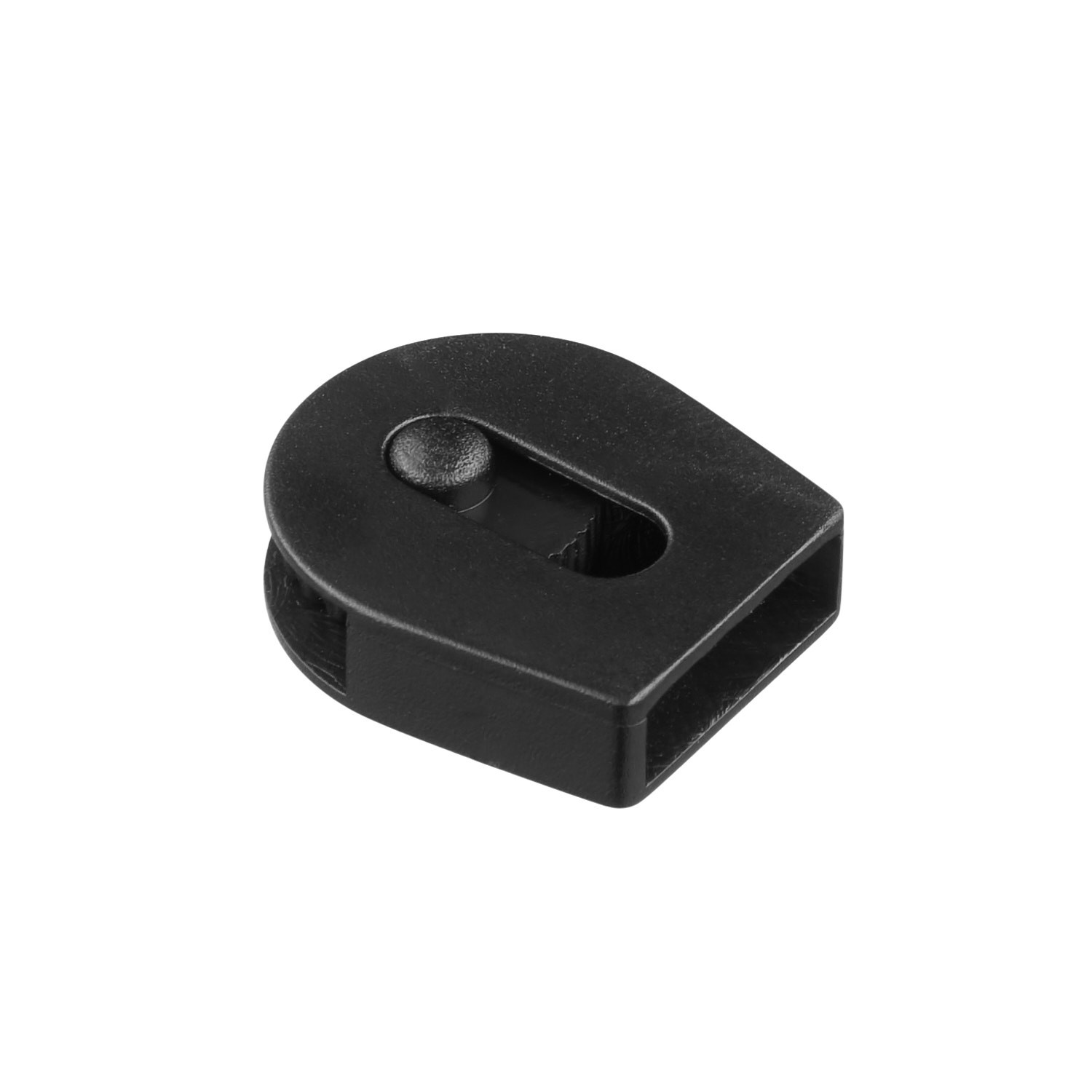 Plastic Self Adjust Toggle Gear Lock Black Hoodies, joggers, shorts, tracksuits, rucksacks, backpacks, lanyards, luggage, PE bags, shoes, jackets, coats, tents, sportswear, sewing & crafting, DIY projects