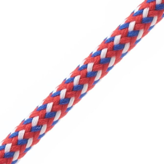 Three Colours Herringbone Patterned Braided Cords